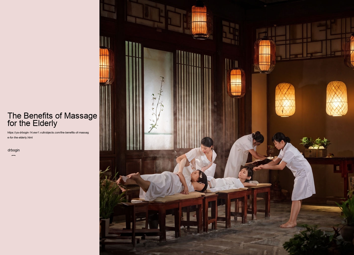 The Benefits of Massage for the Elderly